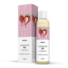 Масажна олія з ароматом полуниці – Satisfyer Massage Oil Strawberry, 250 мл