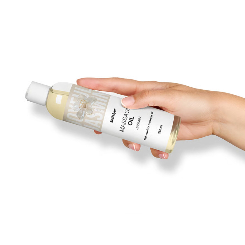 Массажное масло с ароматом жасмина – Satisfyer Massage Oil Jasmin, 250 мл