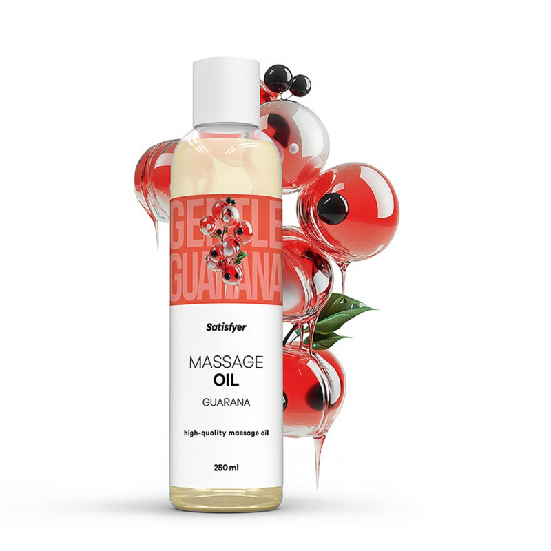 Масажна олія з екстрактом гуарани – Satisfyer Massage Oil Guarana, 250 мл