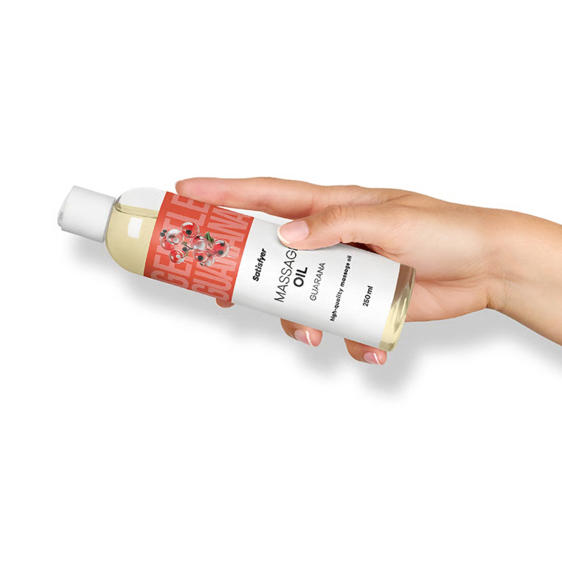 Масажна олія з екстрактом гуарани – Satisfyer Massage Oil Guarana, 250 мл
