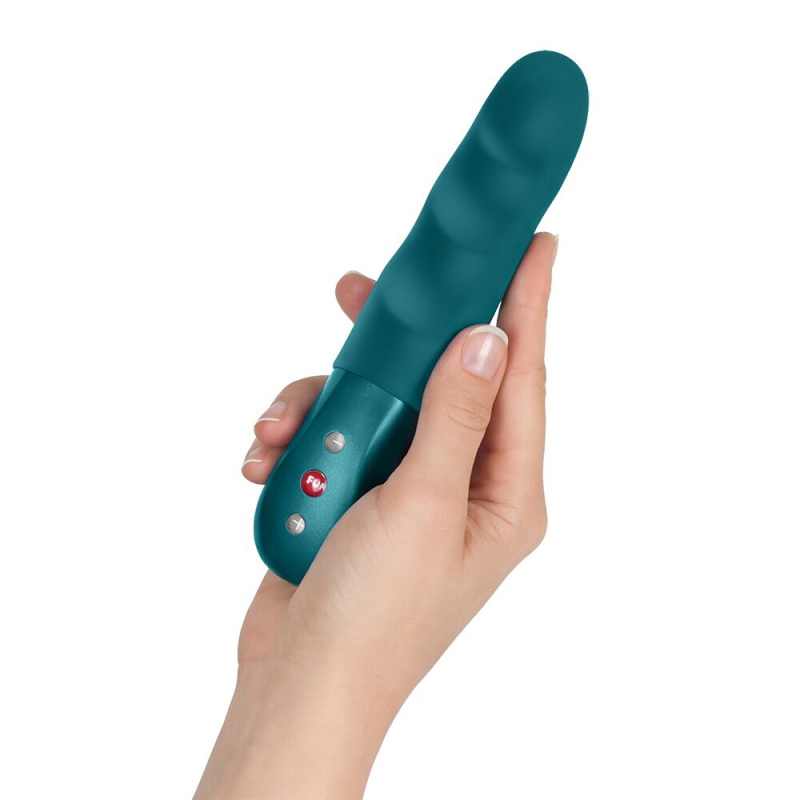 Минипульсатор для начинающих – Fun Factory STRONIC PETITE, бутылочно-зеленого цвета, 8 режимов