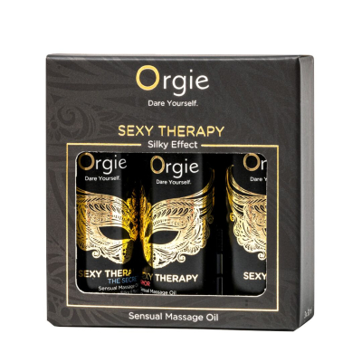 Набір масажних олій Sexy Therapy міні-формату – Orgie Sexy Therapy Mini Size Collection, 3×30 мл