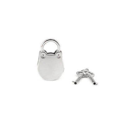 Набір замочків у формі жабки – Liebe Seele Frog Shape Padlock, 2 шт., сріблястого кольору