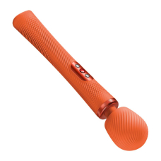 Мощный легкий вибромассажер – Fun Factory VIM Vibrating Wand, оранжевого цвета, до 6 часов работы