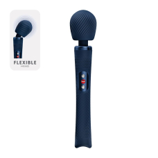 Мощный легкий вибромассажер – Fun Factory VIM Vibrating Wand, темно-синего цвета, до 6 часов работы