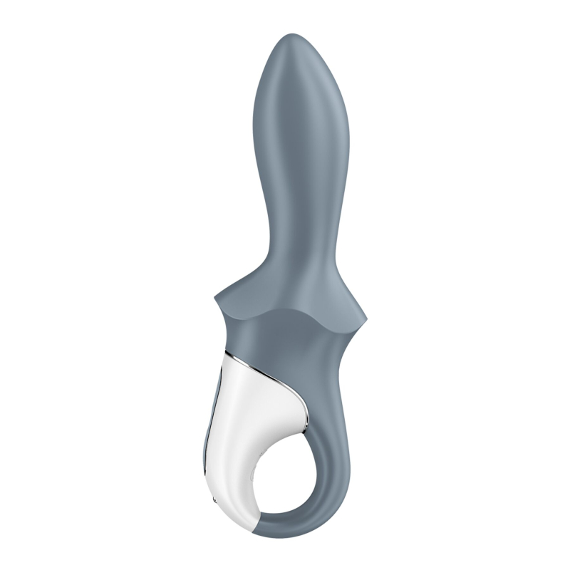 Надувной анальный вибратор с регулируемым диаметром и гибким стволом – Satisfyer Air Pump Booty 1, 18 см