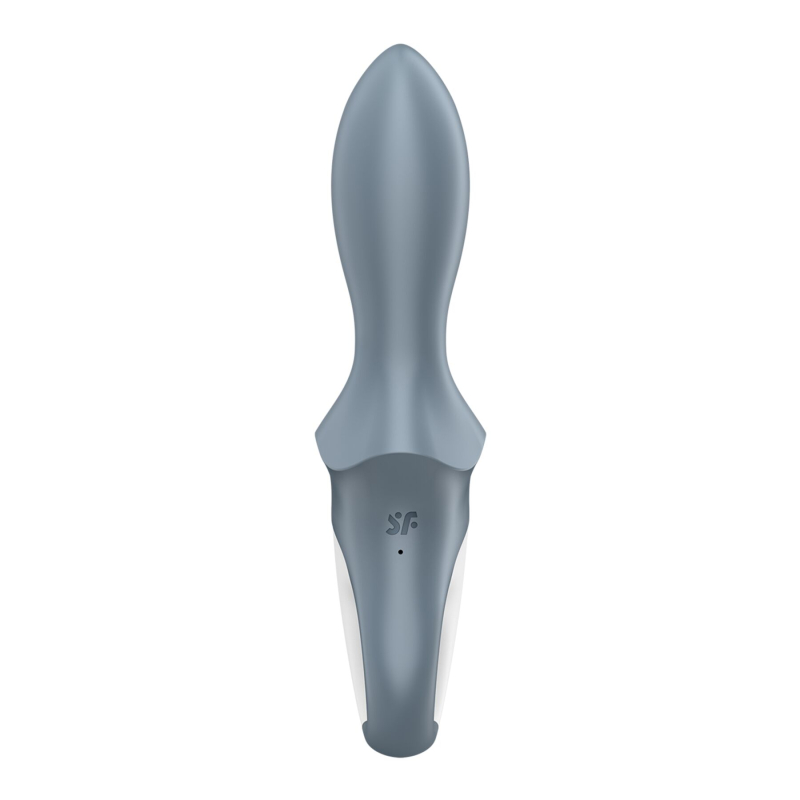 Надувной анальный вибратор с регулируемым диаметром и гибким стволом – Satisfyer Air Pump Booty 1, 18 см