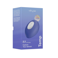 Накладний вібратор з функціями нагрівання та охолодження – We-Vibe Temp Lavender Blue, 9,7 см
