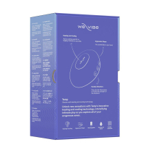 Накладний вібратор з функціями нагрівання та охолодження – We-Vibe Temp Lavender Blue, 9,7 см