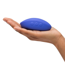 Накладний вібратор з функціями нагрівання та охолодження – We-Vibe Temp Lavender Blue, 9,7 см