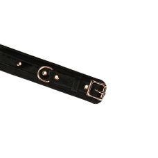 Наручники зі з’єднувальним ланцюжком на карабінах – Liebe Seele Boudoir Amor Wrist Cuffs, чорного кольору