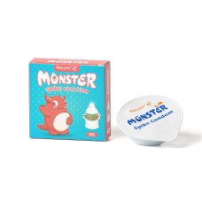 Насадка на член з рядами шипів – Recare Red Monster Spike Condom, червоного кольору