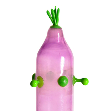 Насадка на член з рядом кульок і вусиками на кінчику – Recare Green Monster Spike Condom, зеленого кольору