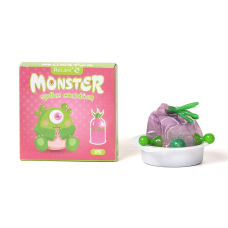 Насадка на член з рядом кульок і вусиками на кінчику – Recare Green Monster Spike Condom, зеленого кольору