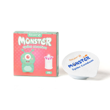 Насадка на член з вусиками – Recare Turquoise Monster Spike Condom, бірюзового кольору
