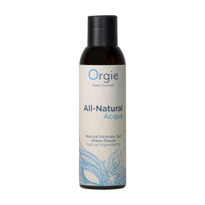 Ніжний натуральний лубрикант на водній основі з нелипкою текстурою – Orgie All Natural Acqua, 150 мл