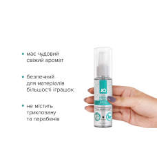 Очищувальний засіб для секс-іграшок – JO Fresh Scent Misting Toy Cleaner, 60 мл, з ароматом свіжості