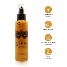 Олія-шимер для тіла з ефектом мерехтіння та чуттєвим ароматом – Orgie Glow Shimmering Body Oil, 110 мл