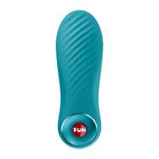 Перезаряджувана віброкуля – Fun Factory Bijou, аквамаринового кольору, 12 режимів