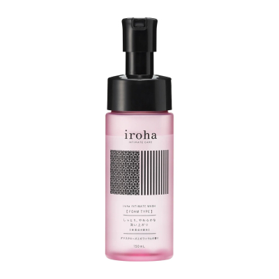Піна для інтимного догляду з дамаською трояндою та геранню – Iroha Intimate Wash Foam Type Damask Rose and Geranium, 150 мл