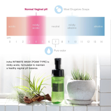 Піна для інтимного догляду з дамаською трояндою та геранню – Iroha Intimate Wash Foam Type Damask Rose and Geranium, 150 мл