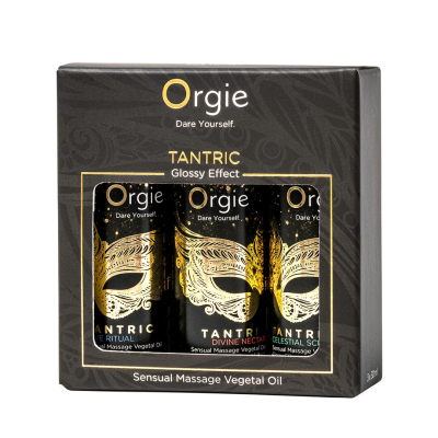 Подарунковий набір олій для тантричного масажу міні-формату – Orgie Tantric Mini Size Collection, 3×30 мл