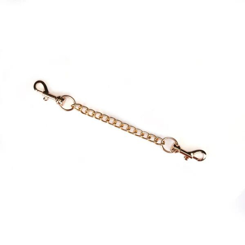 Наручники с съемной соединительной цепочкой – Liebe Seele Boudoir Amor Ankle Cuffs, черного цвета