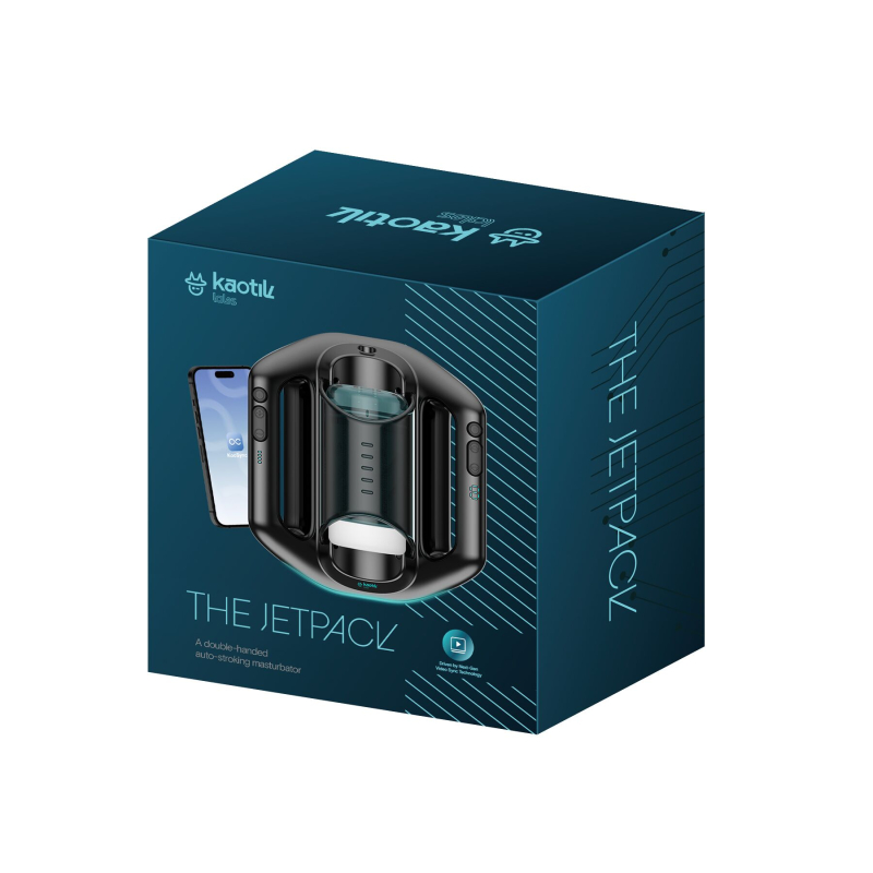 Мощный смарт-мастурбатор с имитацией фрикций – Kaotik Labs The Jetpack, с режимом edging