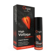 Потужний стимулювальний гель «рідкий вібратор» – Orgie High Voltage Strawberry, 15 мл, зі смаком полуниці та ефектом мурашок