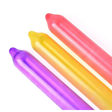 Презервативы с фруктовыми ароматами в голографической упаковке – Recare Holographic Fruit Flavour Condoms, 12 шт., мята, банан и клубника