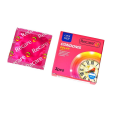 Презервативы с пролонгирующим эффектом – Recare Delay Candy Condoms, 3 шт., с конфетным ароматом