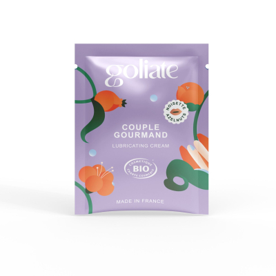 Пробник массажного масла со вкусом фундука – Goliate Couple Gourmand Noisette, 2 мл