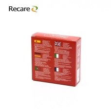 Ребристые презервативы с пузырьками – Recare Cola Dotted & Ribbed Condoms, 3 шт., с ароматом колы