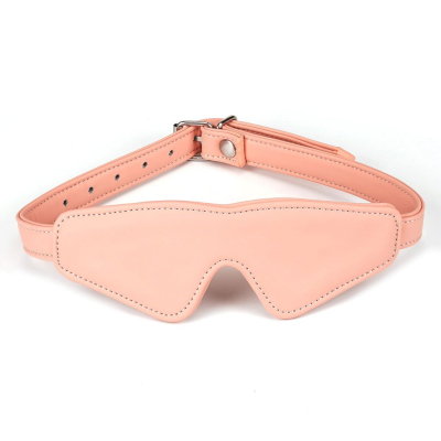Регульована маска на очі Liebe Seele Dark Candy Pink Blindfold зі щільним приляганням