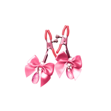 Регульовані затискачі для сосків із бантиками – Art of Sex Flirty Bow, рожевого кольору