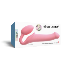 Регульований безремінний страпон – Strap-On-Me Rose L, діаметр 3.7 см