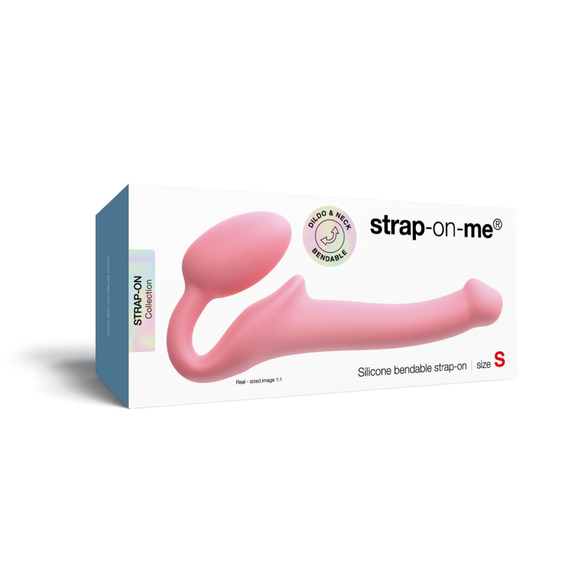 Регульований безремінний страпон – Strap-On-Me Rose S, діаметр 2.7 см