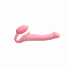 Регульований безремінний страпон – Strap-On-Me Rose XL, діаметр 4.5 см