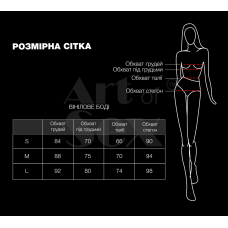 Сексуальне лаковане боді – Art of Sex Josephine, розмір M, чорного кольору