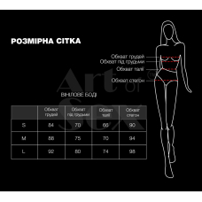 Сексуальне лаковане боді – Art of Sex Josephine, розмір S, чорного кольору