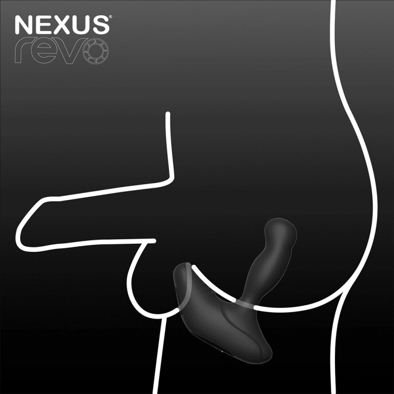 Смарт-масажер простати – Nexus Revo Stealth with APP, з вібрацією та ротацією, дистанційним керуванням, до 10 годин автономної роботи