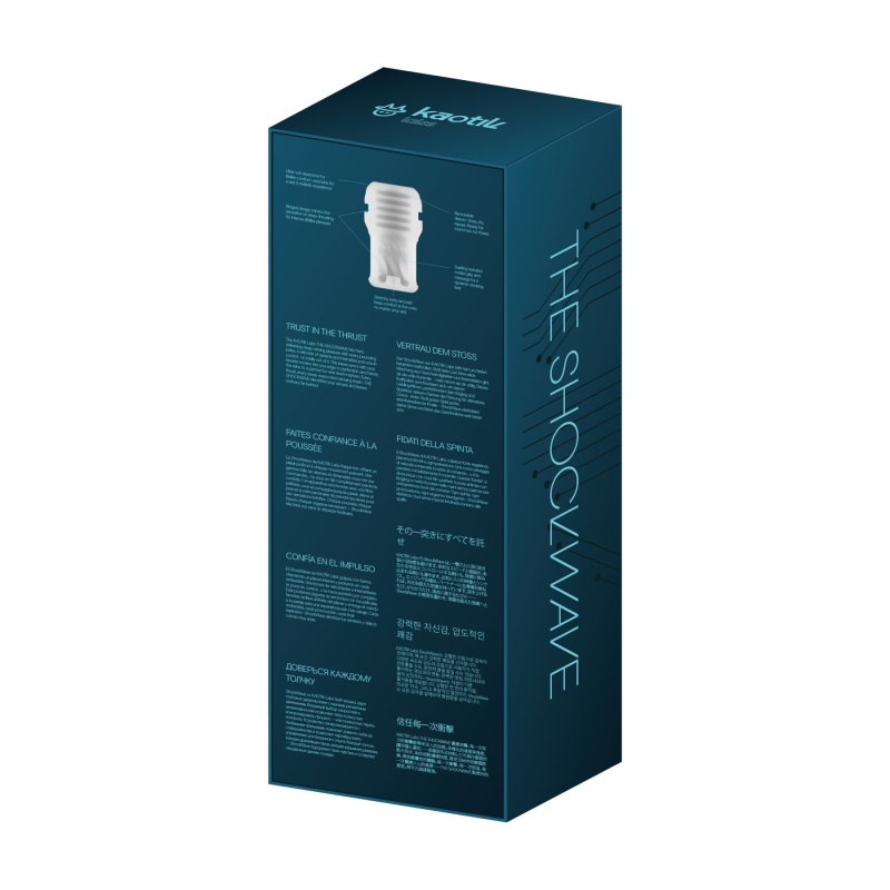 Смарт-мастурбатор с имитацией фрикций – Kaotik Labs The Shockwave, с режимом edging