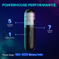 Смарт-мастурбатор с имитацией фрикций – Kaotik Labs The Shockwave, с режимом edging