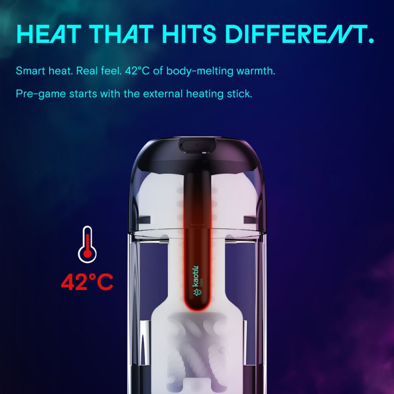 Смарт-мастурбатор с имитацией фрикций – Kaotik Labs The Shockwave, с режимом edging