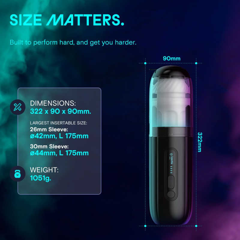 Смарт-мастурбатор с имитацией фрикций – Kaotik Labs The Shockwave, с режимом edging