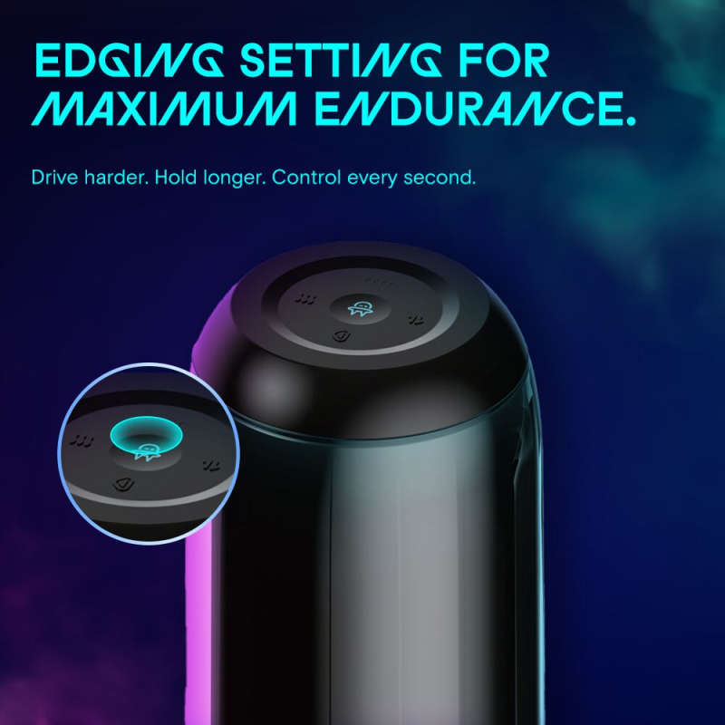 Смарт-мастурбатор з пульсаціями та підігрівом – Kaotik Labs The Cocoon, до 42 °C, з режимом edging