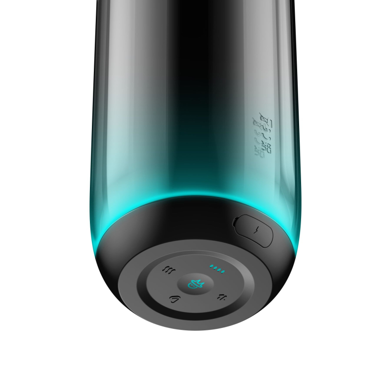 Смарт-мастурбатор з пульсаціями та підігрівом – Kaotik Labs The Cocoon, до 42 °C, з режимом edging