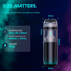 Смарт-мастурбатор з пульсаціями та підігрівом – Kaotik Labs The Cocoon, до 42 °C, з режимом edging