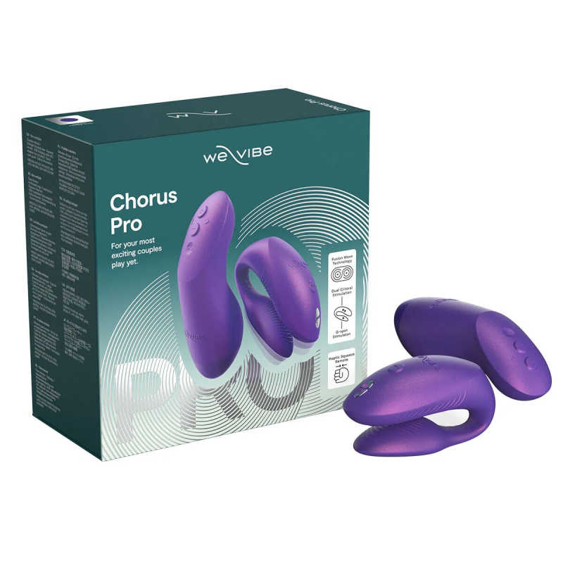 Смарт-вибратор для пар – We-Vibe Chorus Pro, космически-фиолетового цвета