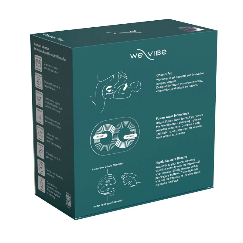 Смарт-вибратор для пар – We-Vibe Chorus Pro, космически-фиолетового цвета